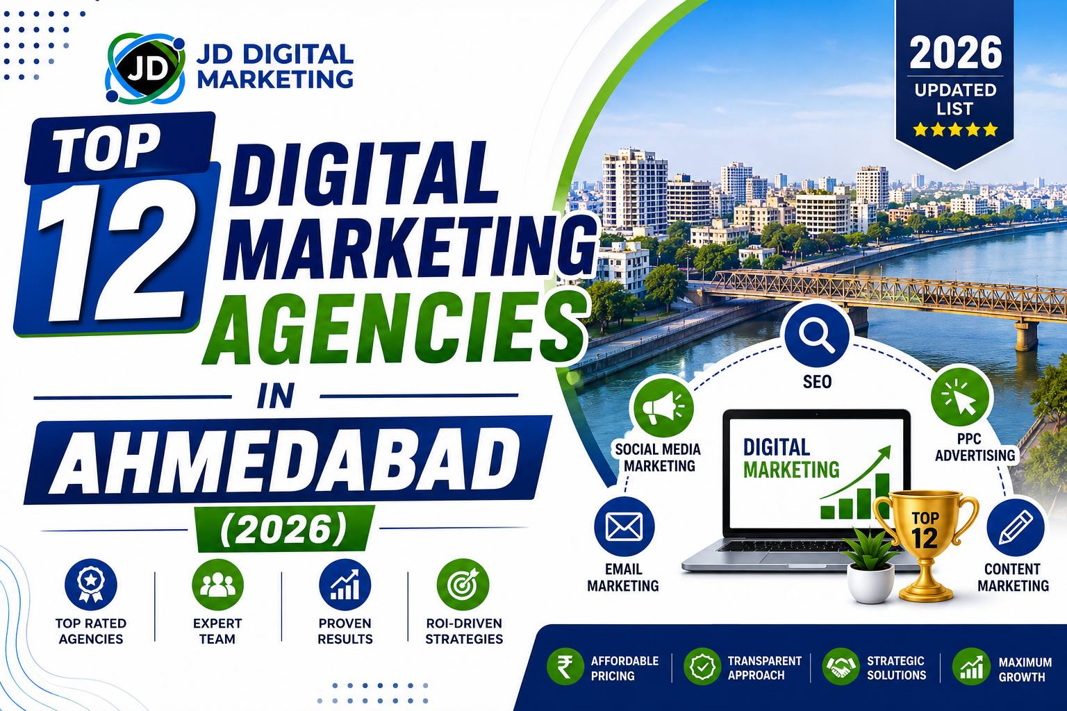 top 12 digital marketing agencies in ahmedabad