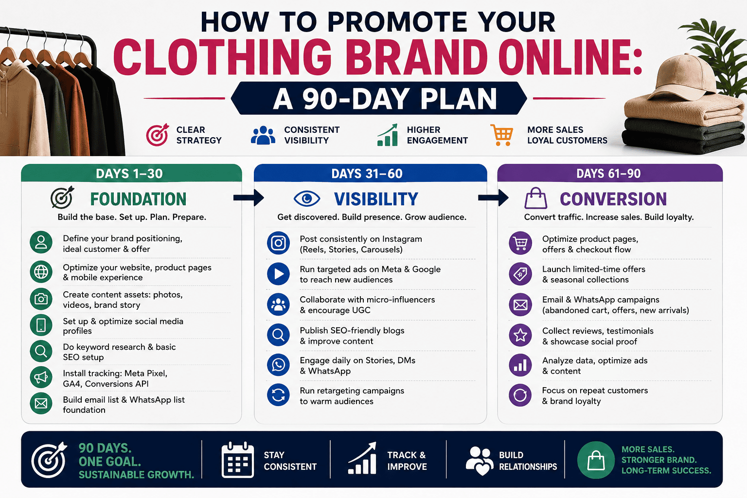 how to promote clothing brand online