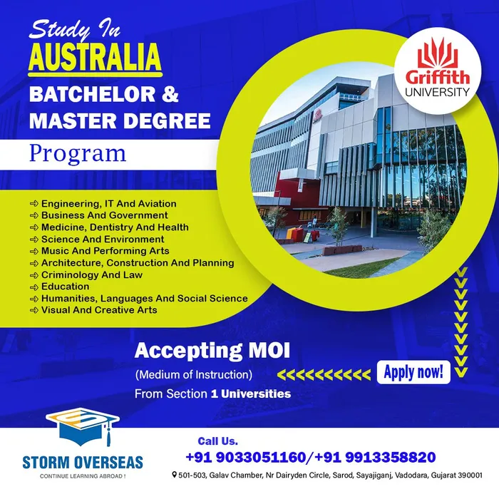 Study abroad campaign post designed by JD Digital Marketing, Ahmedabad